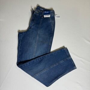 Old Navy Size 10 OG Loose Jeans High Rise Straight Leg Y2K Casual Denim